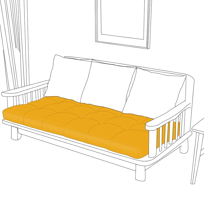 Custom Wicker Bench Cushions | Outdoor/Indoor | 100+ Fabrics | ROFIELTY