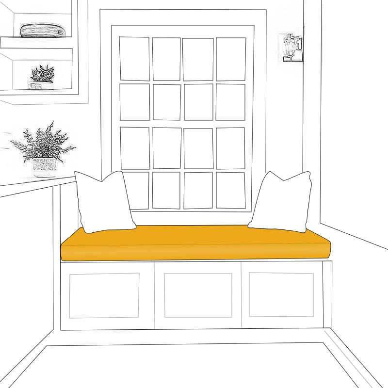 ROFIELTY Bay Window Cushions