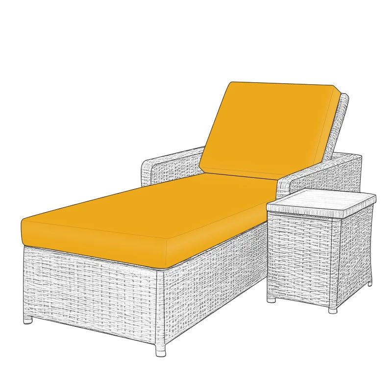 ROFIELTY Chaise Cushions