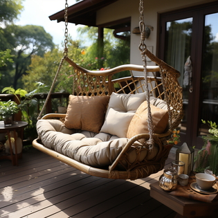  Autumn's Perfect Choice: Custom Wicker Bench Cushions from Rofielty