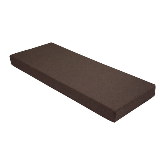 The foam cushion provides comfort and support and is easy to clean and maintain.